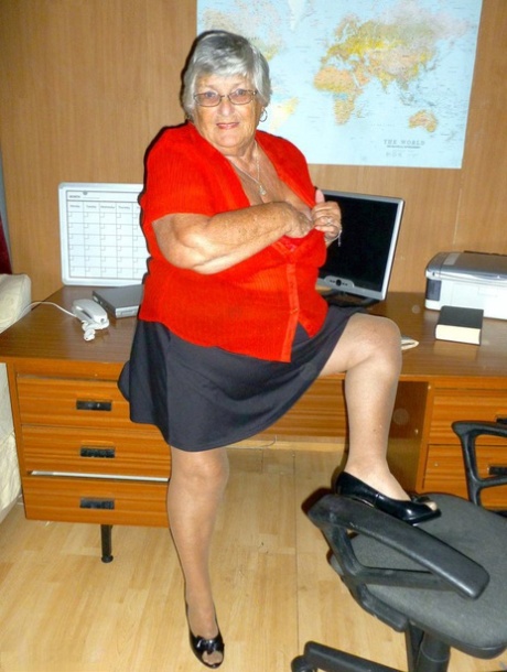 bestemor bbw strømpebukse interracial hd sexy bilde